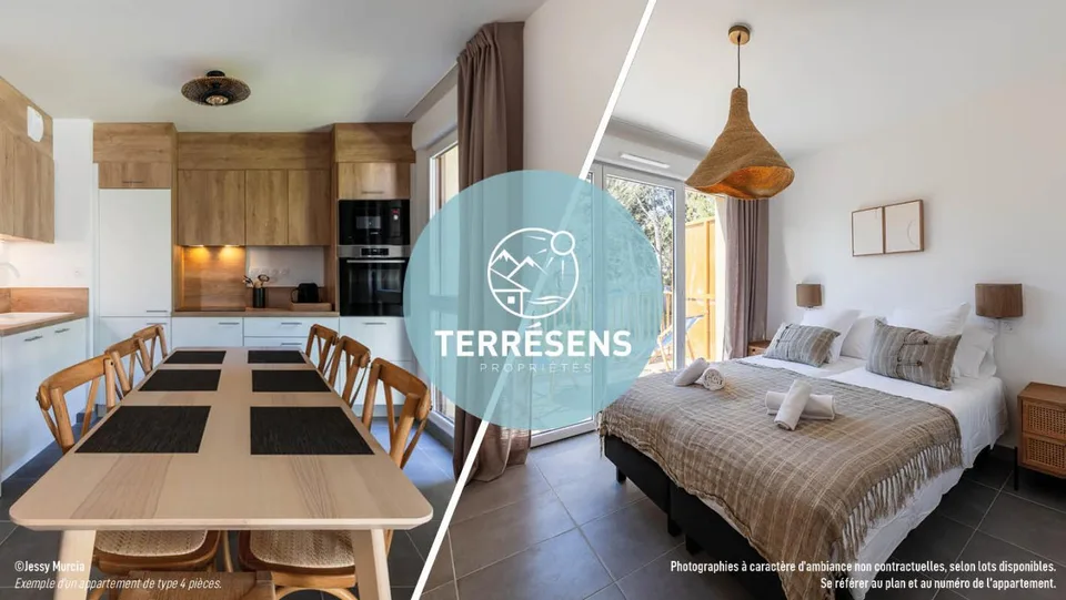 APPARTEMENT T4 DUPLEX - RÉSIDENCE LA CORNICHE BLEUE À SAUSSET-LES-PINS – Foto 7 von 7