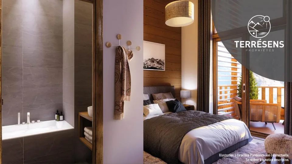 APPARTEMENT T3 CABINE - RÉSIDENCE LA PERLE D'ALBA À L'ALPE D'HUEZ – photo 6 sur 6
