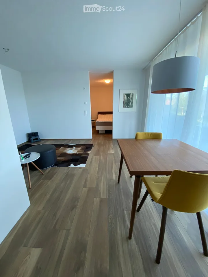 Modernes 1.5-Zimmer-Studio, Terrasse mit Blick auf Zofingen
