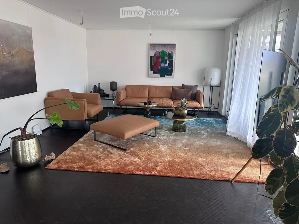 Appartement penthouse exclusif 3.5 avec terrasse ensoleillée de 50 m², vie exclusive à Bettlach
