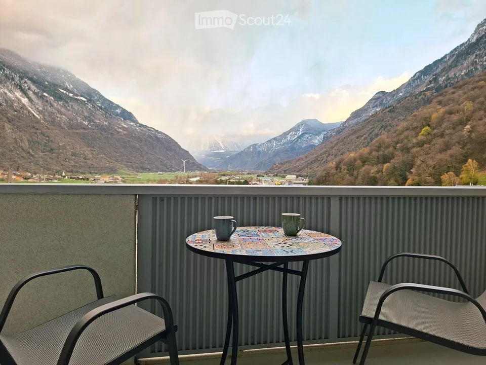 For rent furnished 4.5-room apartment in Evionnaz