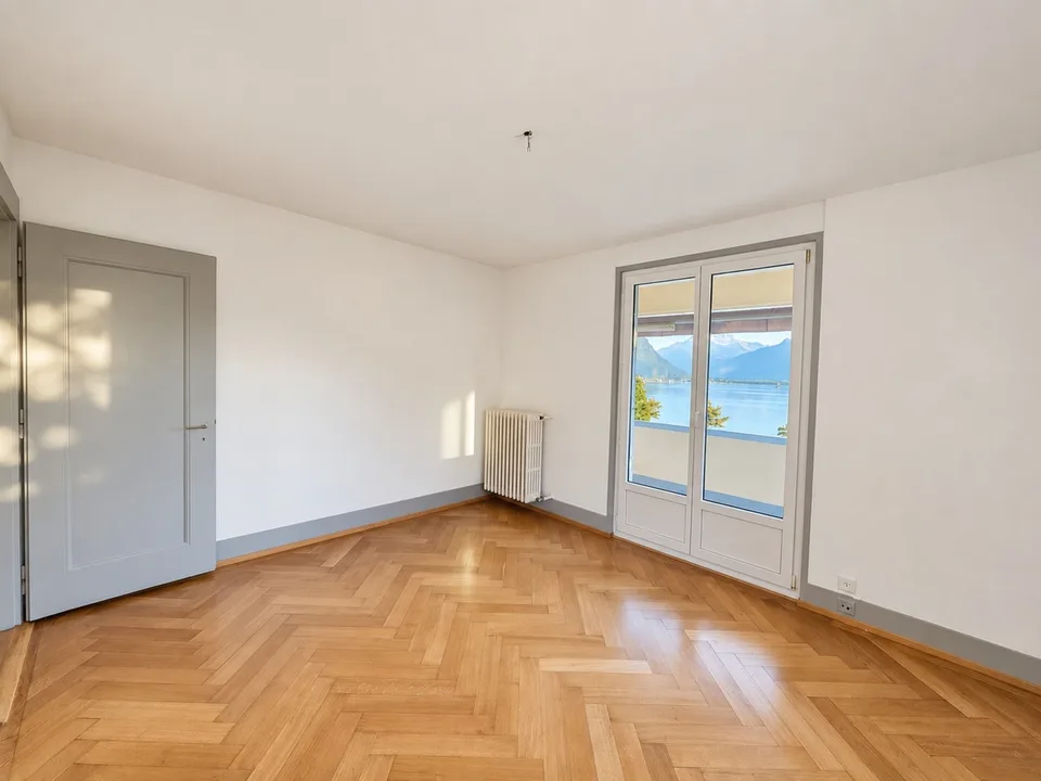 Außergewöhnliche Aussicht - Prächtige 3.5-Zimmer-Wohnung in der Nähe des Zentrums von Montreux – Foto 7 von 9