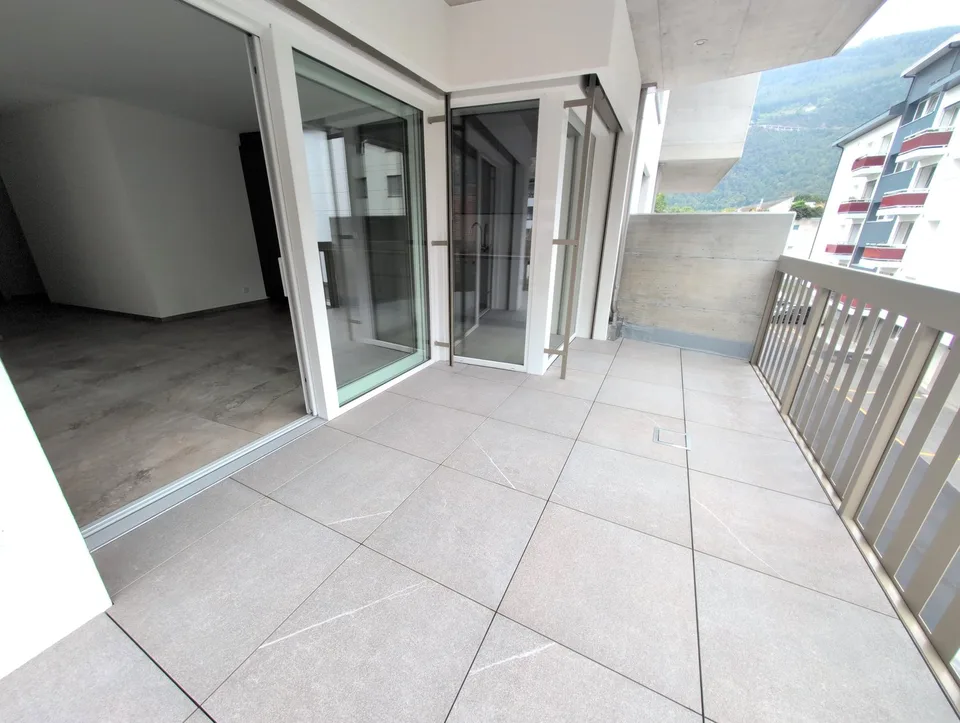 Little gem! For rent, a beautiful 3-room apartment 1/2 NEW, with large balcony, in Martigny!