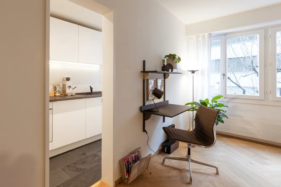 Appartement 1.5 pièces meublé avec style à Kleinbasel – côté cour calme, tout compris, à partir de 6 mois – photo 11 sur 30