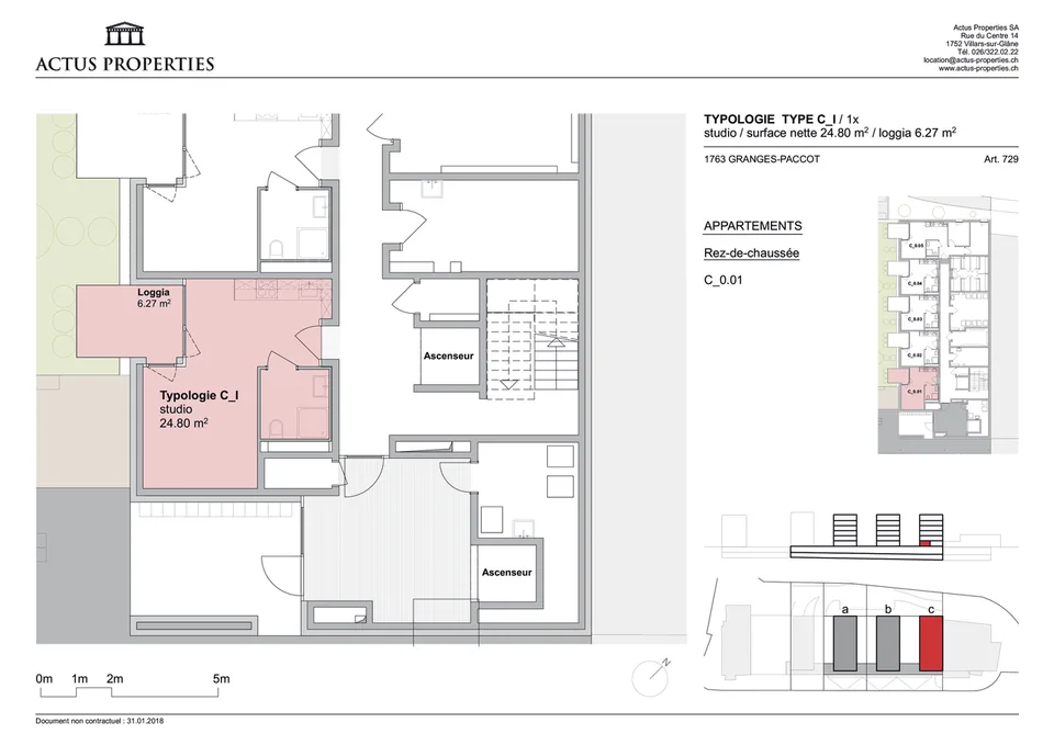 Magnifique studio au rez-de-chaussée – Foto 4 von 6