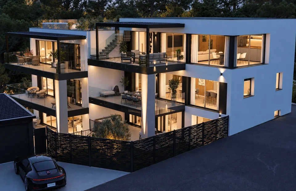 Residenz Le Gemme - Exklusives Dachgeschoss-Apartment mit großen Terrassen und Seeblick – Foto 10 von 29
