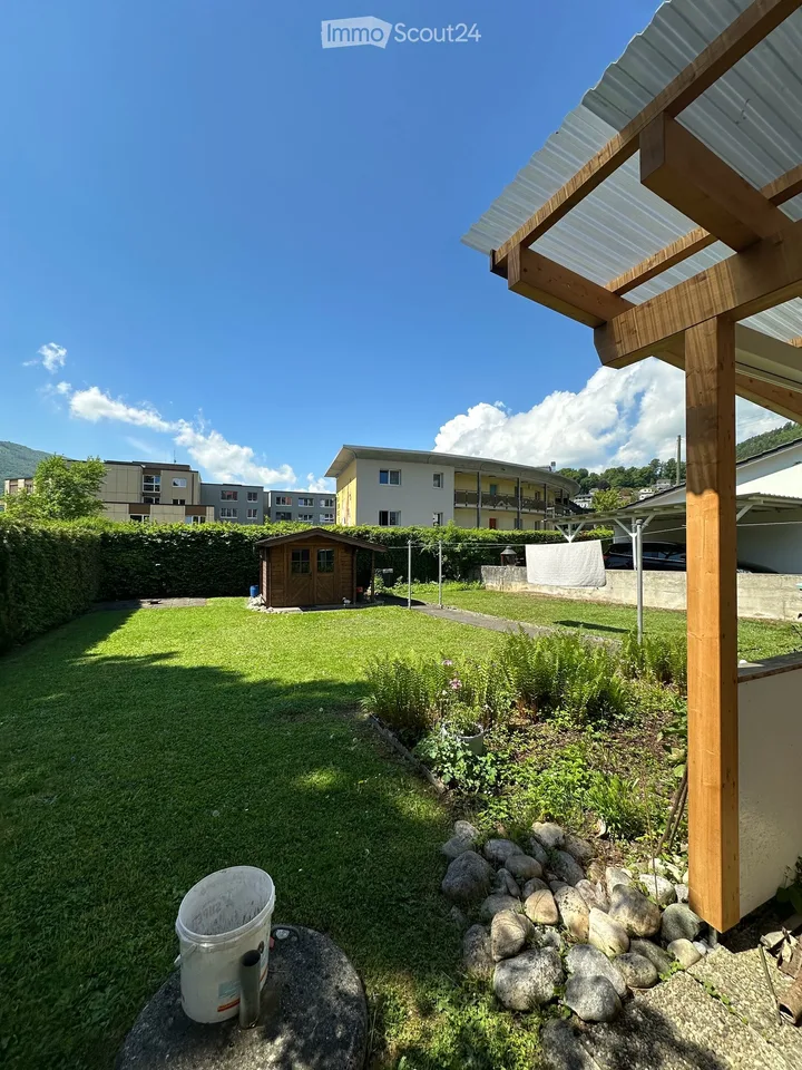 Charmant appartement 3.5 pièces en centre-ville avec jardin