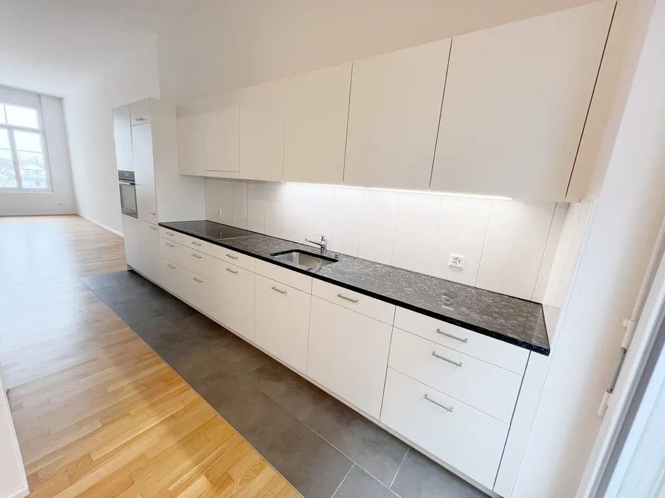 Appartamento 1.5 locali nel centro città con area di seduta