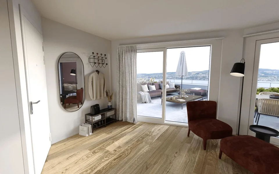 Traumhafte Wohnung mit Sicht auf den Zürichsee!
