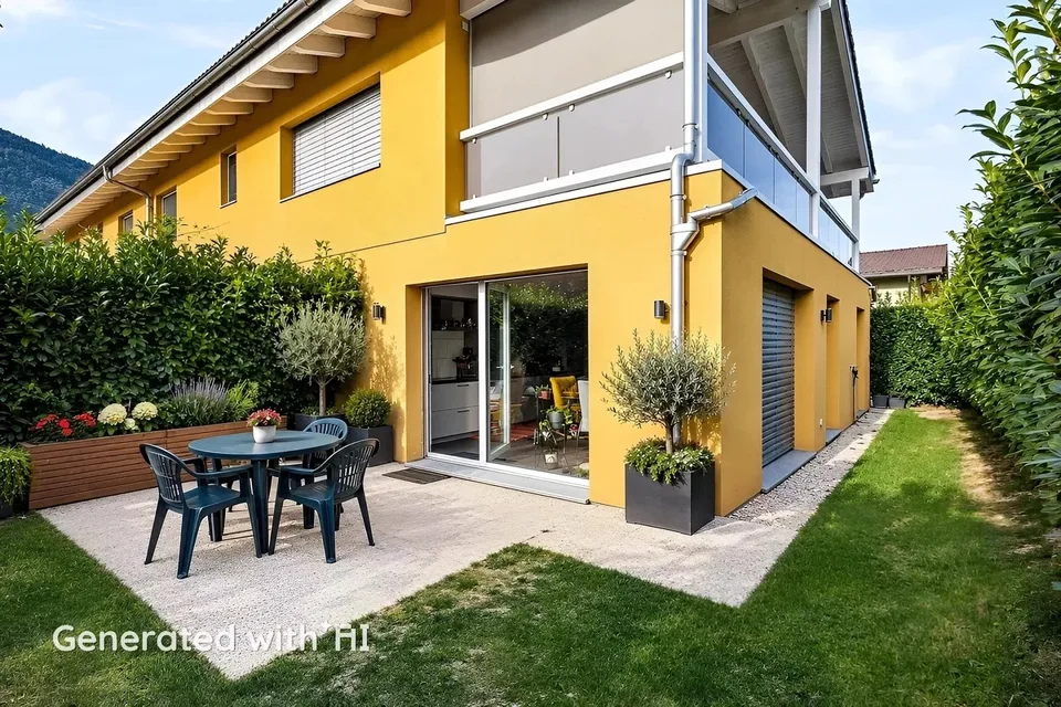Appartamento 3.5 locali con giardino privato a Grône – foto 2 di 11