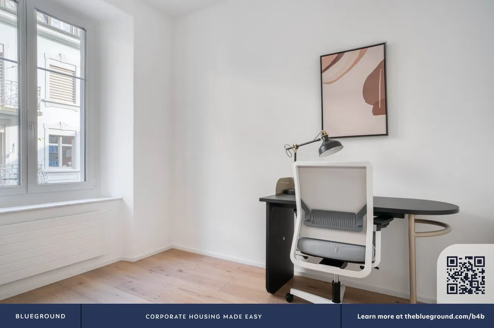 Ottimo Seefeld, 1 camera da letto + ufficio, vicinanza al lago, via Blueground – foto 4 di 13