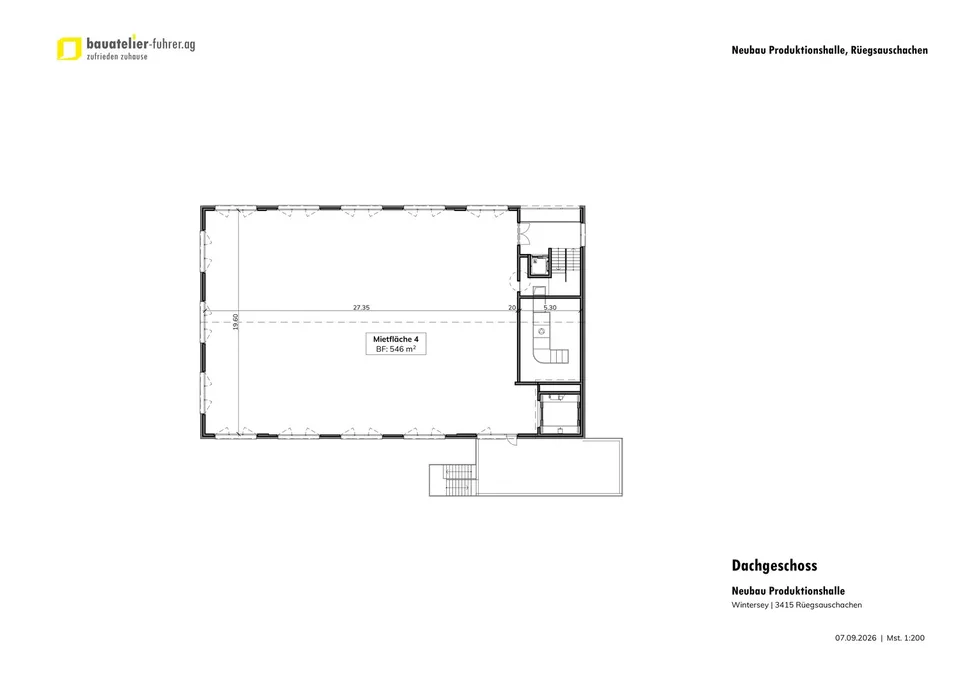 Espaces commerciaux, bureaux et stockages flexibles dans un nouveau bâtiment ; - pouvant être agrandis individuellement à partir de 100 m² – photo 6 sur 9