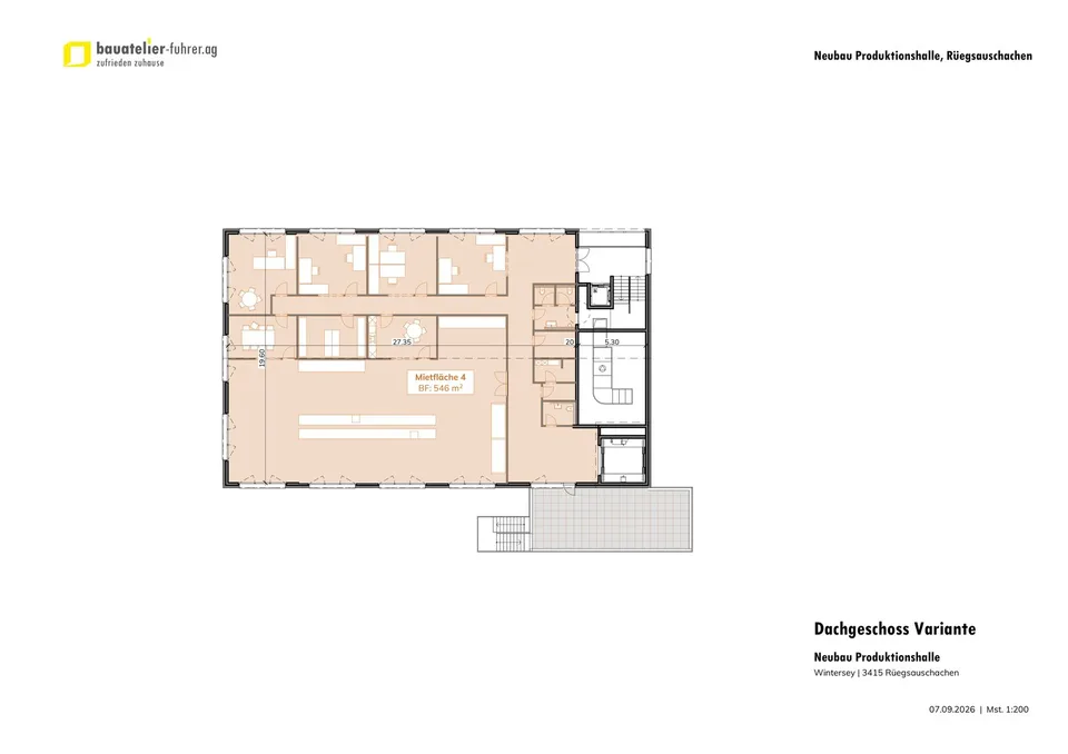 Espaces commerciaux, bureaux et stockages flexibles dans un nouveau bâtiment ; - pouvant être agrandis individuellement à partir de 100 m² – photo 5 sur 9