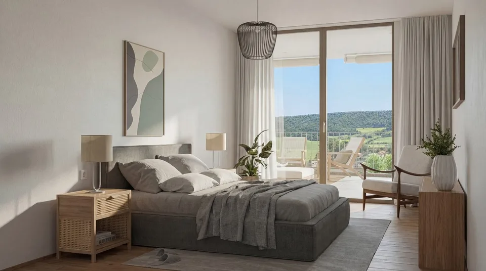 Appartamento in terrazza di 4,5 locali con loggia di 52 m² e superficie erbosa di 12m² in vendita a Erlinsbach – foto 5 di 7