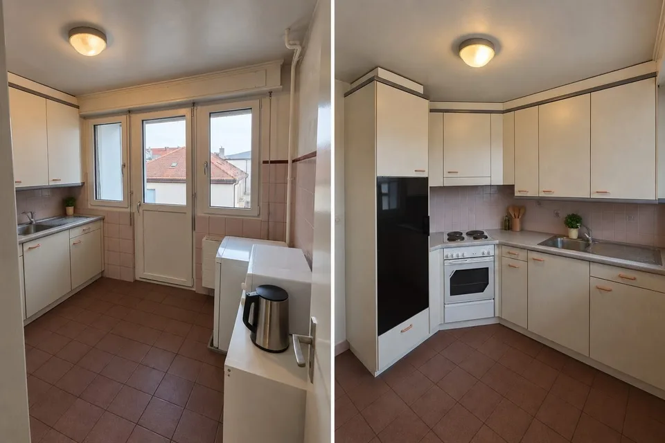FREIBURG - RUE ST-PAUL 7 - 3 ZIMMER + ABSTELLRAUM IM 5. STOCK
