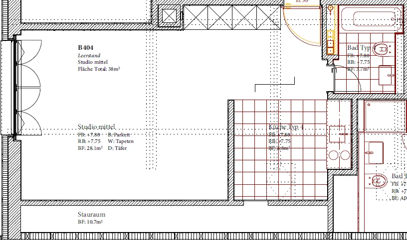 Spacious studio apartment – photo 7 of 7