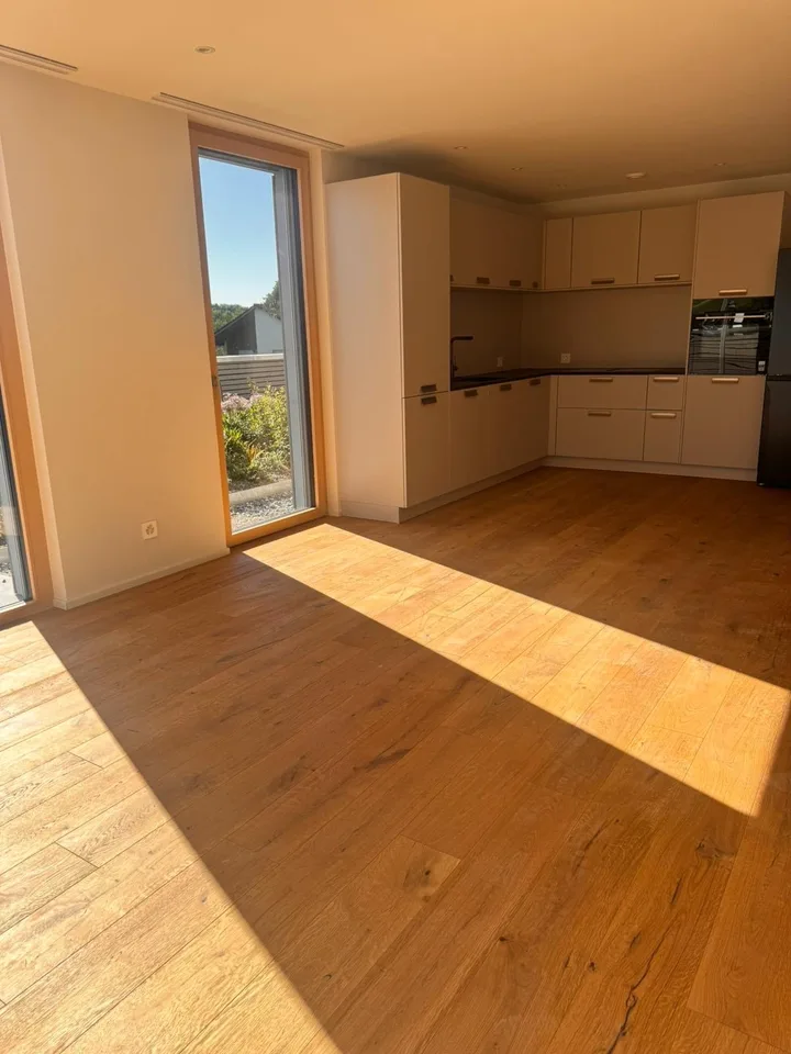 Spacieux appartement en attique de 4,5 pièces dans un quartier calme à Erlen avec une grande terrasse en attique