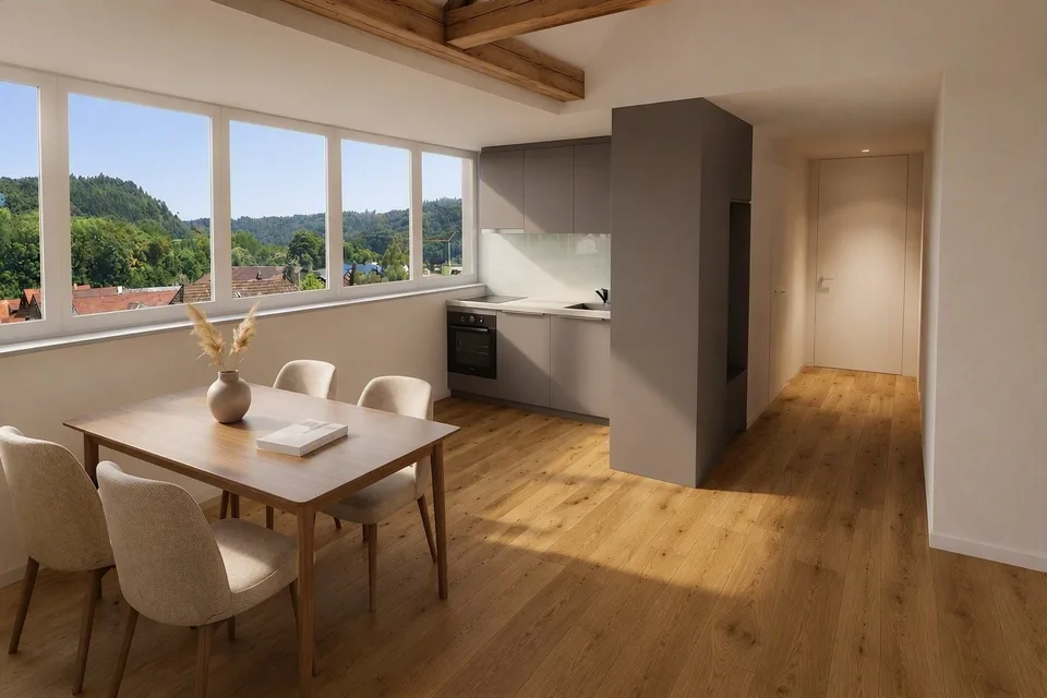 Appartamento mansardato appena costruito – foto 4 di 6