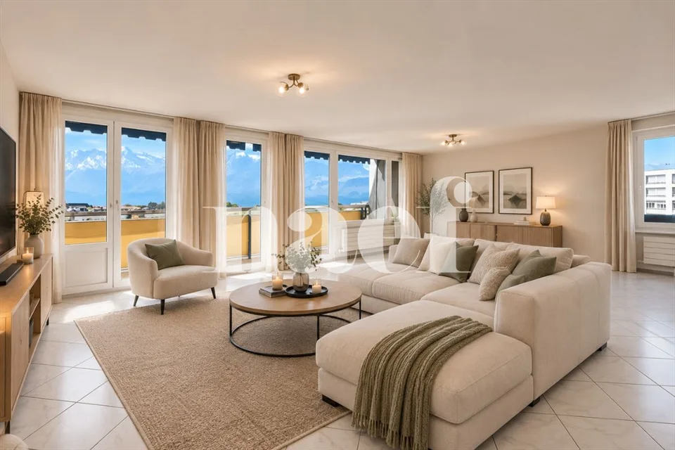 Appartamento 4.5 locali con vista sul lago e due grandi balconi in vendita a Corsier-sur-Vevey – foto 5 di 13