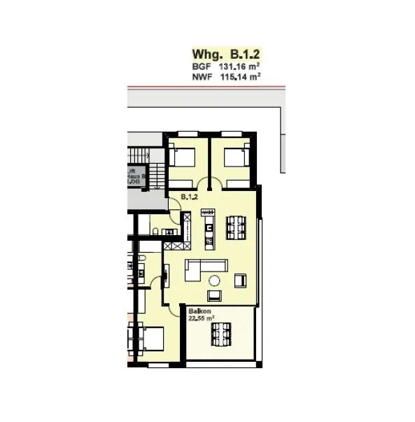 Attraktive 4.5 Zimmer-Wohnung an zentraler Lage in Cazis