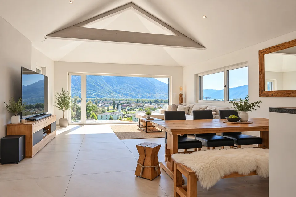 Lifestyle con vista - esclusivo attico a Gordola – Foto 6 von 13