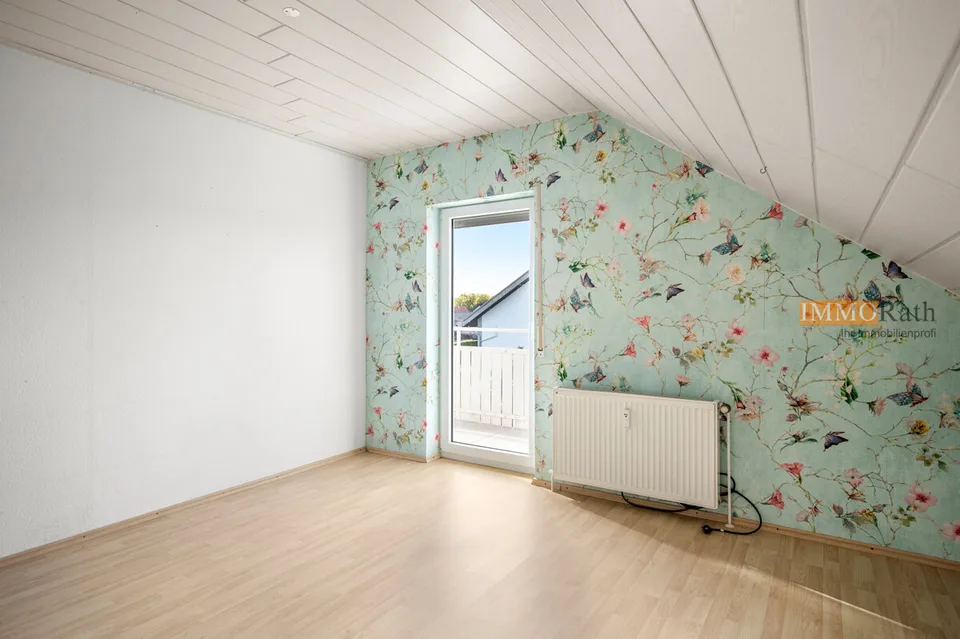 IMMORath.de - Lichtdurchflutete 3-Zimmer-Wohnung mit Balkon und Schwed – Foto 6 von 13