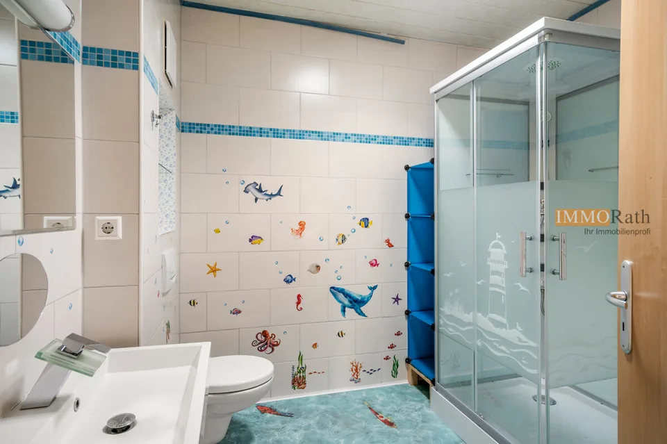 IMMORath.de - Lichtdurchflutete 3-Zimmer-Wohnung mit Balkon und Schwed – Foto 8 von 13