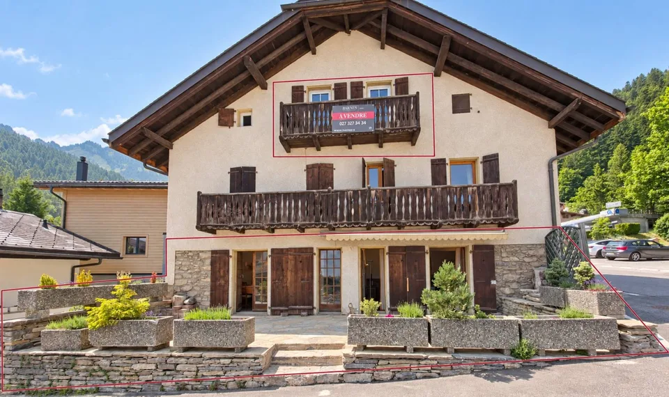Häusliches Dorfhaus zur Renovierung im Herzen von Ovronnaz – Foto 9 von 10
