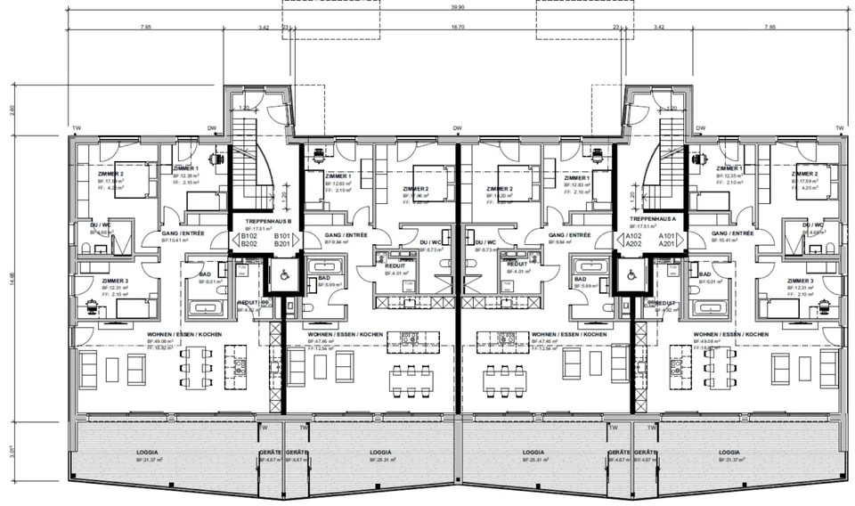 appartement de 3,5 pièces unique avec un standard de qualité et de construction élevé – photo 10 sur 12