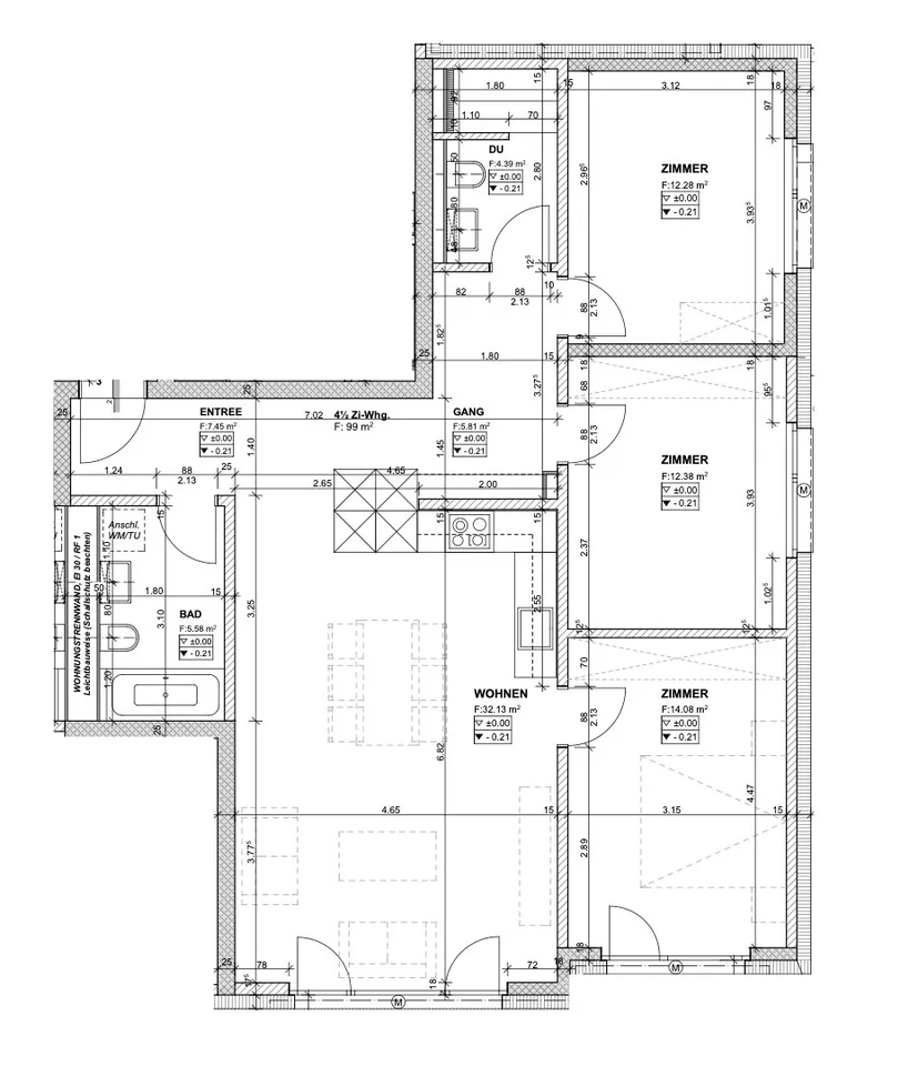 Moderne 4.5-Zimmerwohnung – Foto 12 von 13