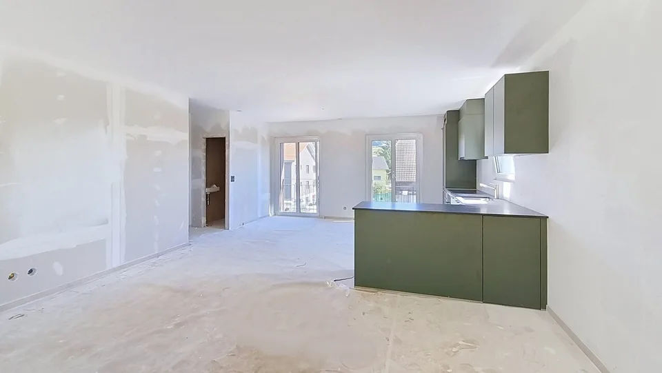 3 ville contigue 5.5 pezzi con giardino privato a Dompierre – foto 4 di 13
