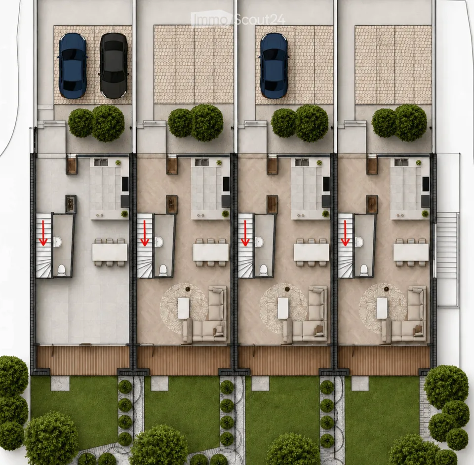 3 VILLEN SCHON RESERVIERT – FAMILIENFREUNDLICHE VILLEN MIT 5,5 ZIMMERN À 167 M² – Foto 7 von 8