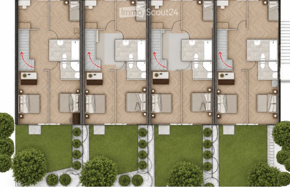 3 VILLEN SCHON RESERVIERT – FAMILIENFREUNDLICHE VILLEN MIT 5,5 ZIMMERN À 167 M² – Foto 8 von 8