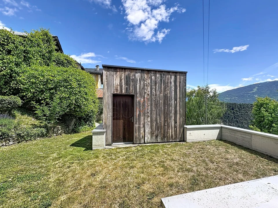 Grange - Ecurie rénovée avec vue et jardin à Savièse - Résidence secondaire possible – photo 12 sur 13