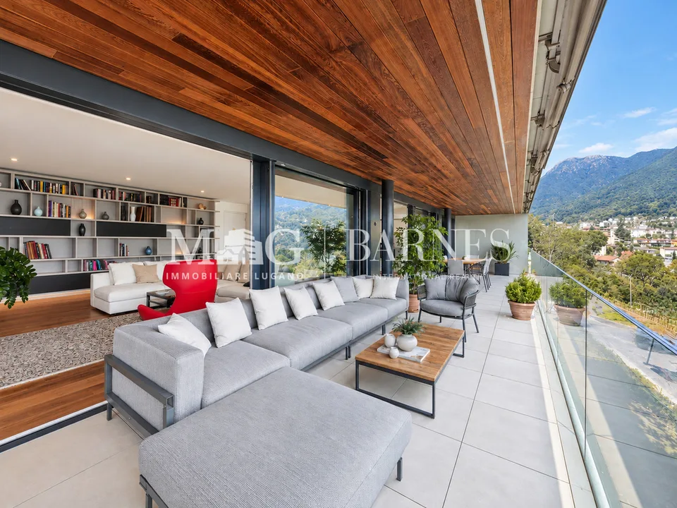 Lugano, Canobbio: Attico 4.5 loc. moderno vista lago e grande terrazza – foto 8 di 8