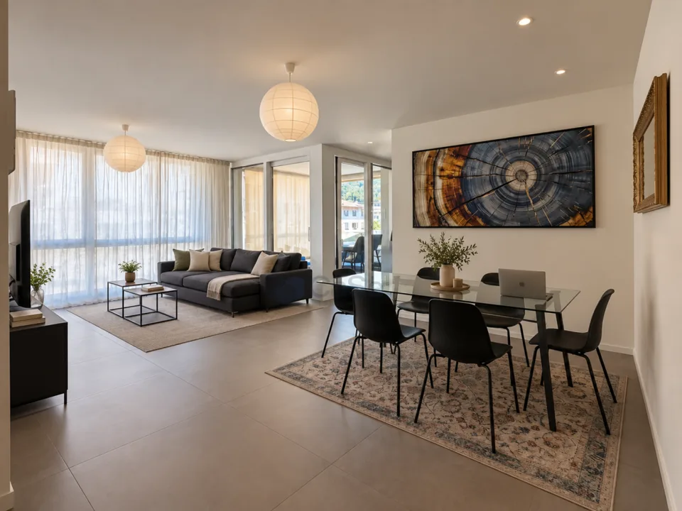 BELLINZONA ZENTRUM - 2,5 ZIMMER MODERN, GROßE TERRASSE – Foto 5 von 16