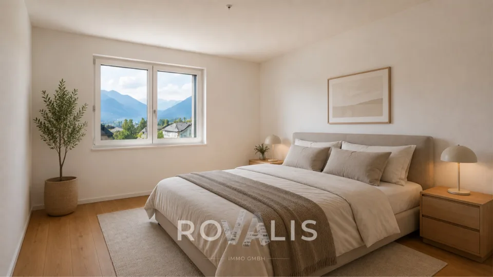 3.5 rooms on the 1st floor with south balcony and mountain view, new building Gamsen – photo 8 of 11