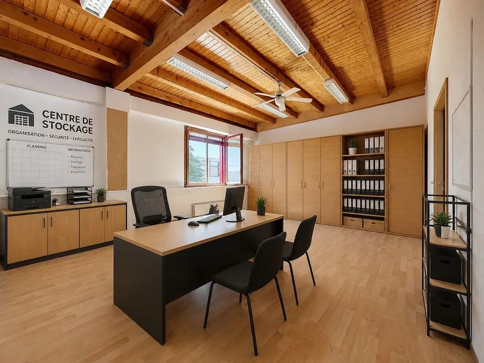 Surface commerciale de 207 m² d'un seul tenant, 2ème étage sans une seule marche, 3 places de parc extérieures comprises, libre de suite – photo 8 sur 13