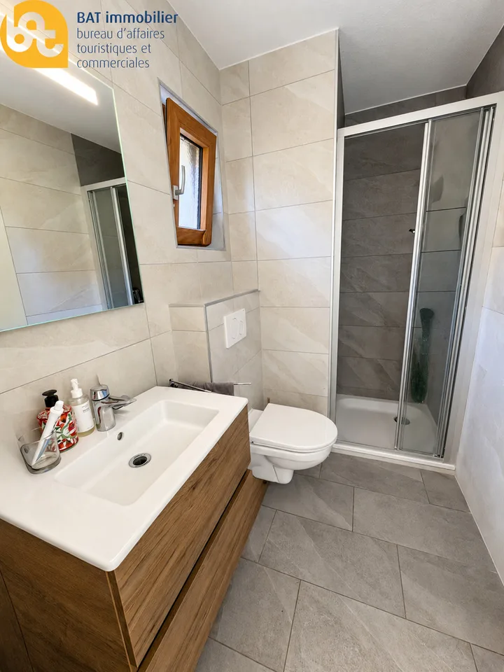 Vercorin - Zwei verbundene Studios mit nach Süden ausgerichteter Terrasse, flexible Nutzung und Mietrendite – Foto 5 von 7