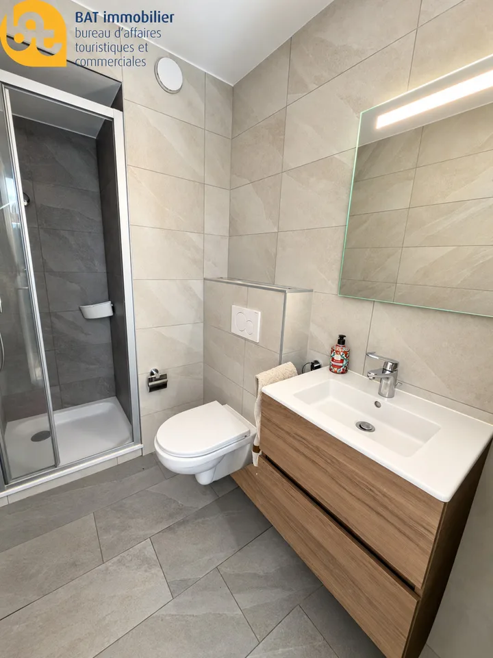Vercorin - Zwei verbundene Studios mit nach Süden ausgerichteter Terrasse, flexible Nutzung und Mietrendite – Foto 6 von 7