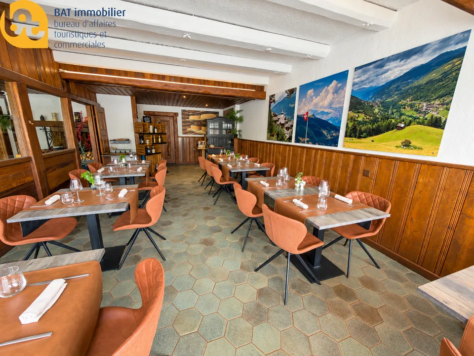 Café-Restaurant Le Margueron - Zentrale Lage in Vercorin – Foto 5 von 13