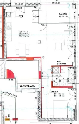 lichtdurchflutete 2.5 Zimmerwohnung zu vermieten – Foto 10 von 10