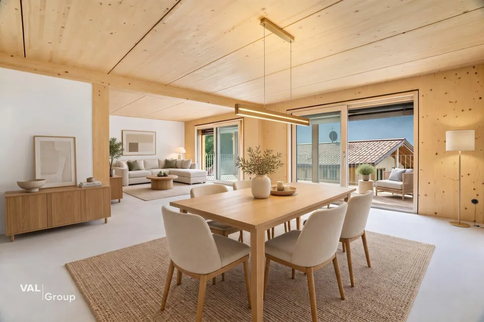 Appartement d'attique exceptionnel de 5,5 pièces à Steg – photo 2 sur 17