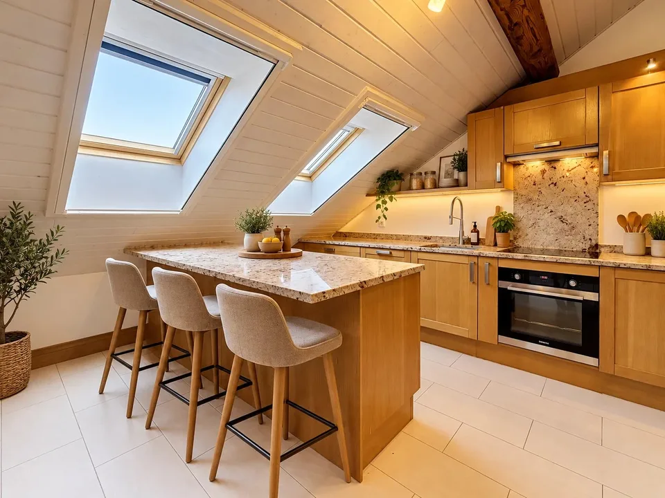 Charming attic apartment ? In the heart of Vieux Meyrin – photo 2 of 12