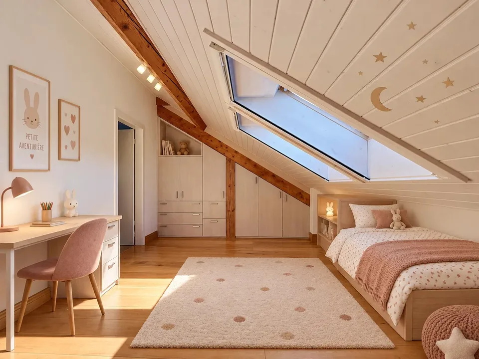 Charming attic apartment ? In the heart of Vieux Meyrin – photo 4 of 12