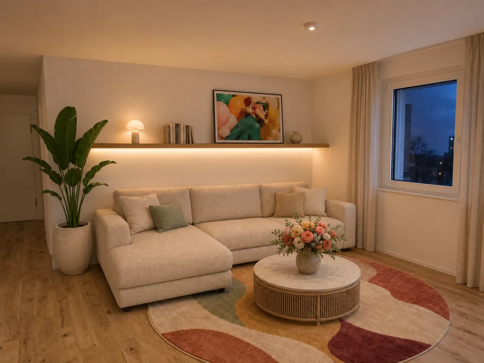 Zentrale Lage und 17.8 m² überdachte Terrasse als erweitertes Wohnzimmer – Foto 4 von 12