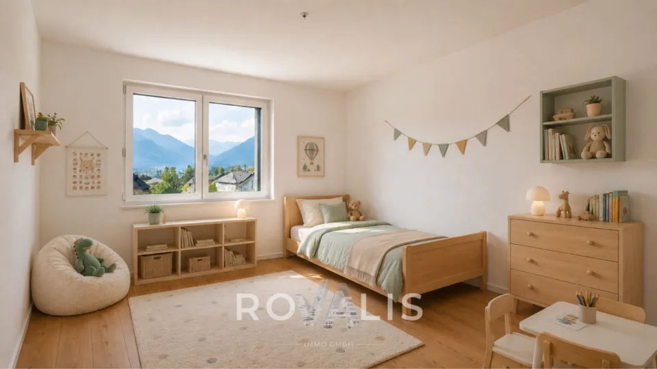 3,5 locali al 2° piano con balcone a sud e vista panoramica – foto 7 di 11