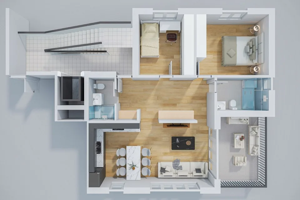 Appartement 3.5 pièces avec balcon dans le bâtiment neuf Minergie-P Laufental40 – photo 9 sur 10