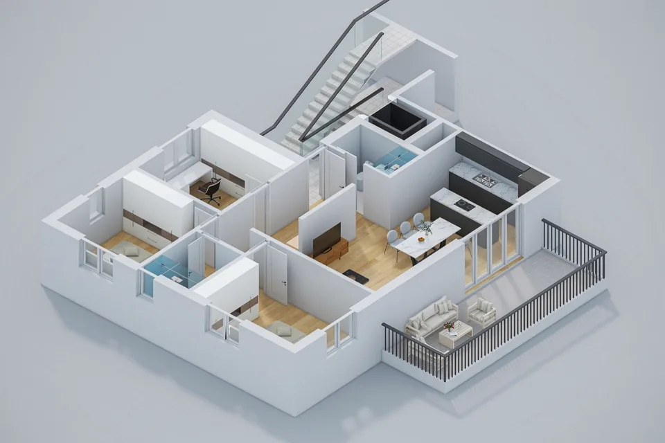3.5-room apartment with balcony in Minergie-P-new building Laufental40 – photo 7 of 10