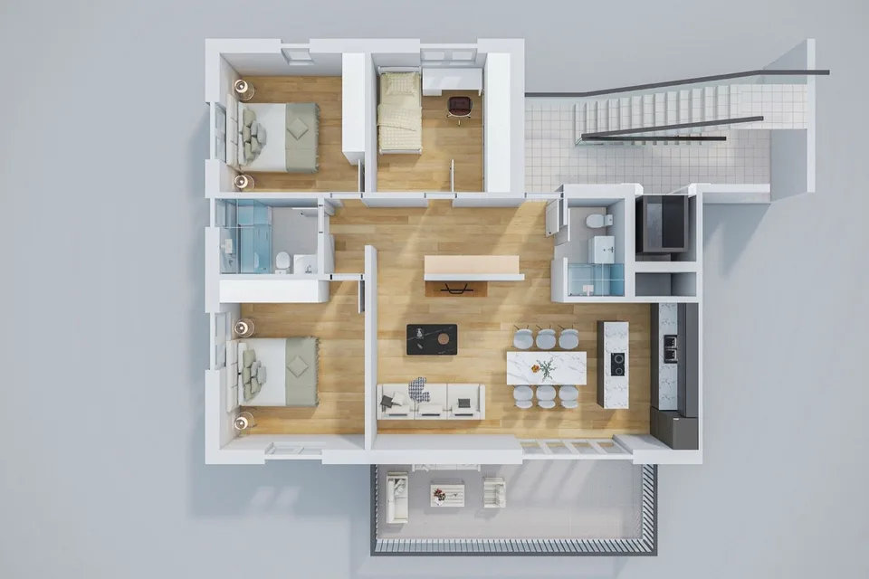 3.5-room apartment with balcony in Minergie-P-new building Laufental40 – photo 9 of 10